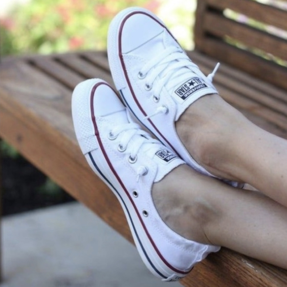 NWT Converse Shoreline Slip-On All White Shoes
